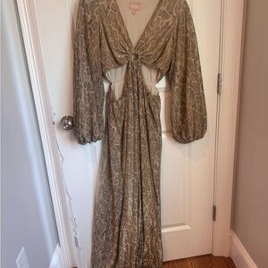 Show Me Your MuMu Elegant Gold Dress